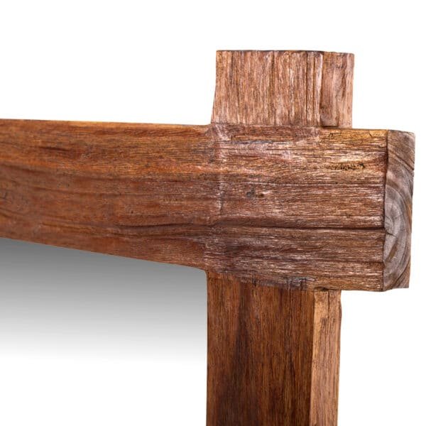 ΚΑΘΡΕΠΤΗΣ ΤΟΙΧΟΥ HM4303 ΑΝΑΚΥΚΛΩΜΕΝΟ TEAK ΣΕ ΦΥΣΙΚΟ 70x100Υεκ. - Image 4