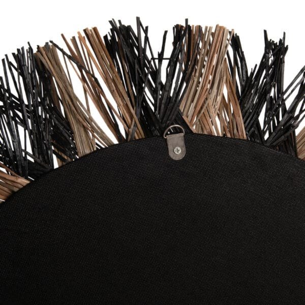 ΚΑΘΡΕΠΤΗΣ ΤΟΙΧΟΥ HM7833 ΜΕ ΠΛΕΚΤΟ ΠΛΑΙΣΙΟ MENDONG GRASS Φ70εκ ΣΕ ΜΑΥΡΟ & ΦΥΣΙΚΟ - Image 4