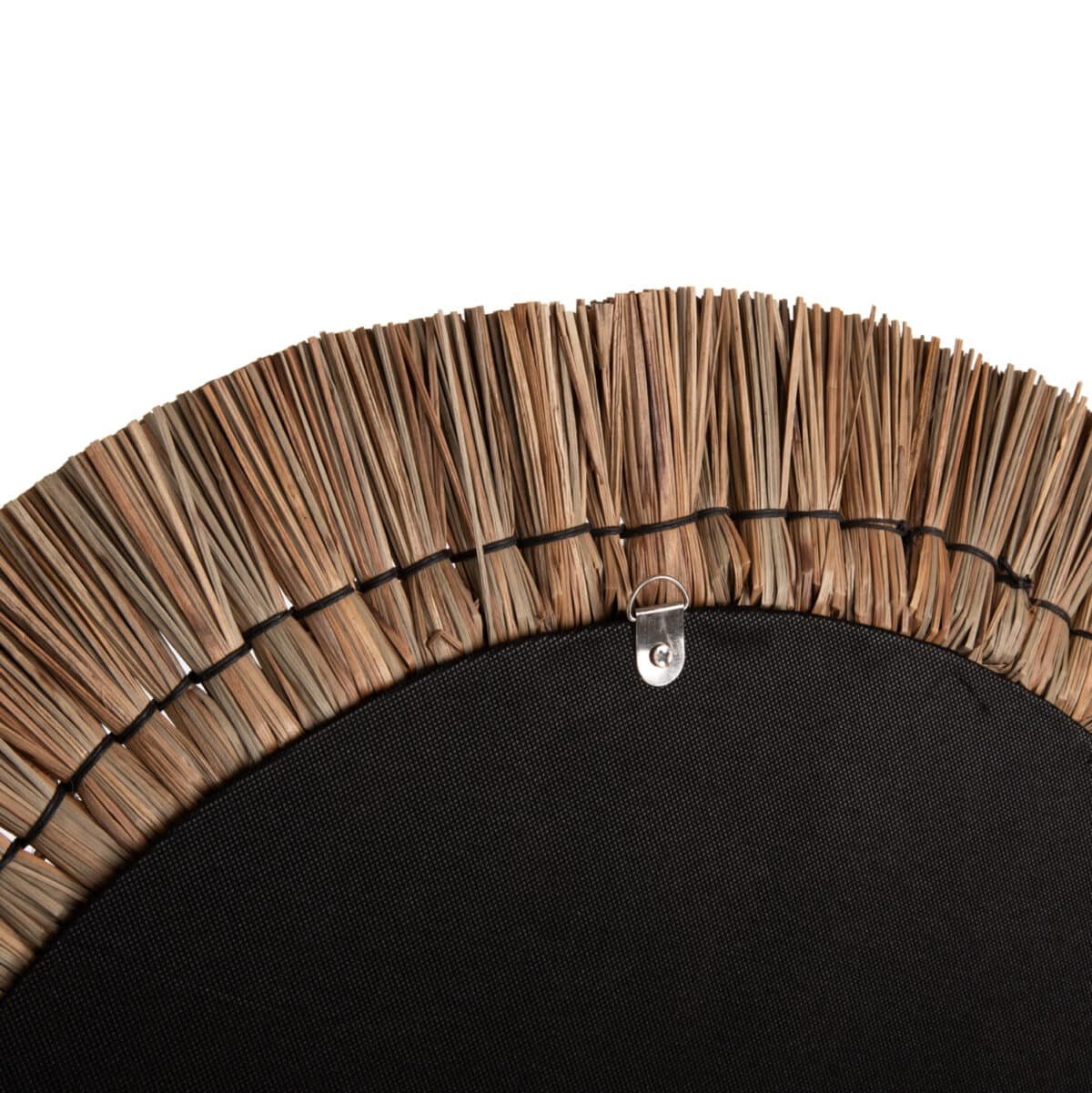 ΚΑΘΡΕΠΤΗΣ ΤΟΙΧΟΥ HM7834 ΜΕ ΠΛΕΚΤΟ ΠΛΑΙΣΙΟ MENDONG GRASS Φ70εκ ΣΕ ΜΑΥΡΟ & ΦΥΣΙΚΟ - Image 4