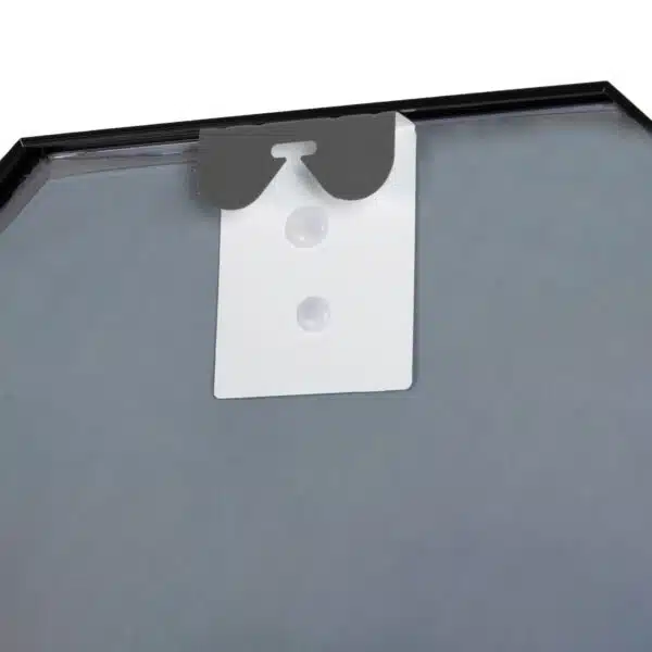 ΚΑΘΡΕΠΤΗΣ ΤΟΙΧΟΥ HM9583.01 ΟΚΤΑΓΩΝΟΣ ΣΚΕΛΕΤΟΣ ΑΛΟΥΜΙΝΙΟΥ ΜΑΥΡΟ 55,5x2,5x55,5Υεκ. - Image 5