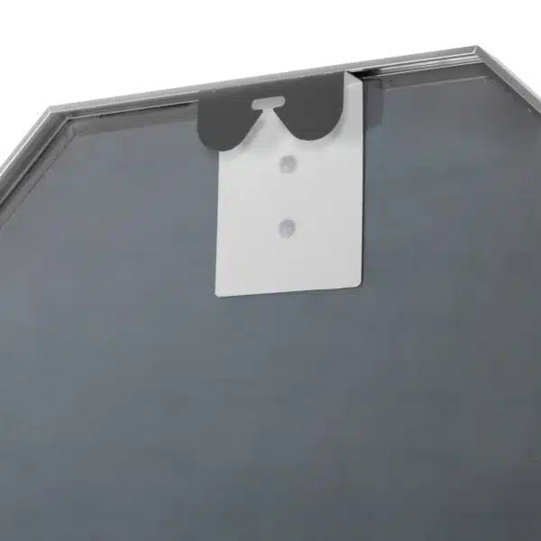 ΚΑΘΡΕΠΤΗΣ ΤΟΙΧΟΥ HM9583.40 ΟΚΤΑΓΩΝΟΣ ΣΚΕΛΕΤΟΣ ΑΛΟΥΜΙΝΙΟΥ ΑΣΗΜΙ 55,5x2,5x55,5Υεκ. - Image 5