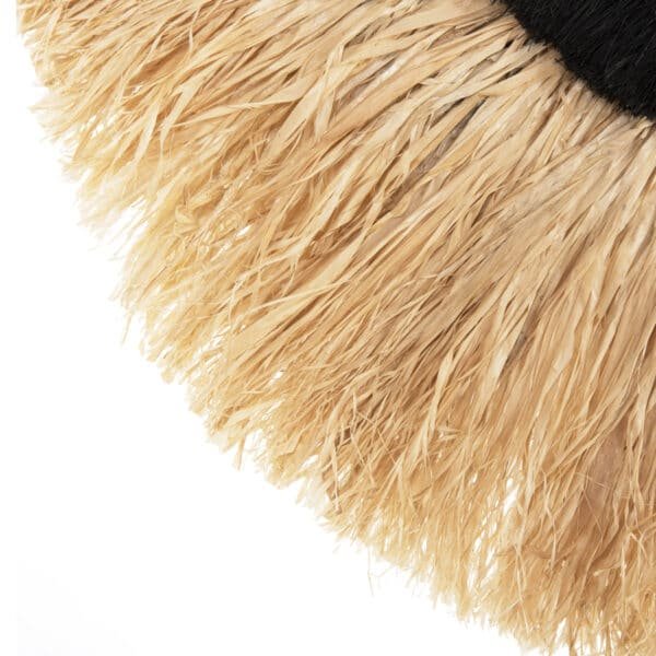 ΚΑΘΡΕΠΤΗΣ ΤΟΙΧΟΥ ΗΜΙΚΥΚΛΙΚΟΣ ΜΕ ΣΙΖΑΛ & ΑΜΠΑΚΑ ΧΡΩΜΑ ΦΥΣΙΚΟ ΜΑΥΡΟ 85x3x50Yεκ.HM7799 - Image 6