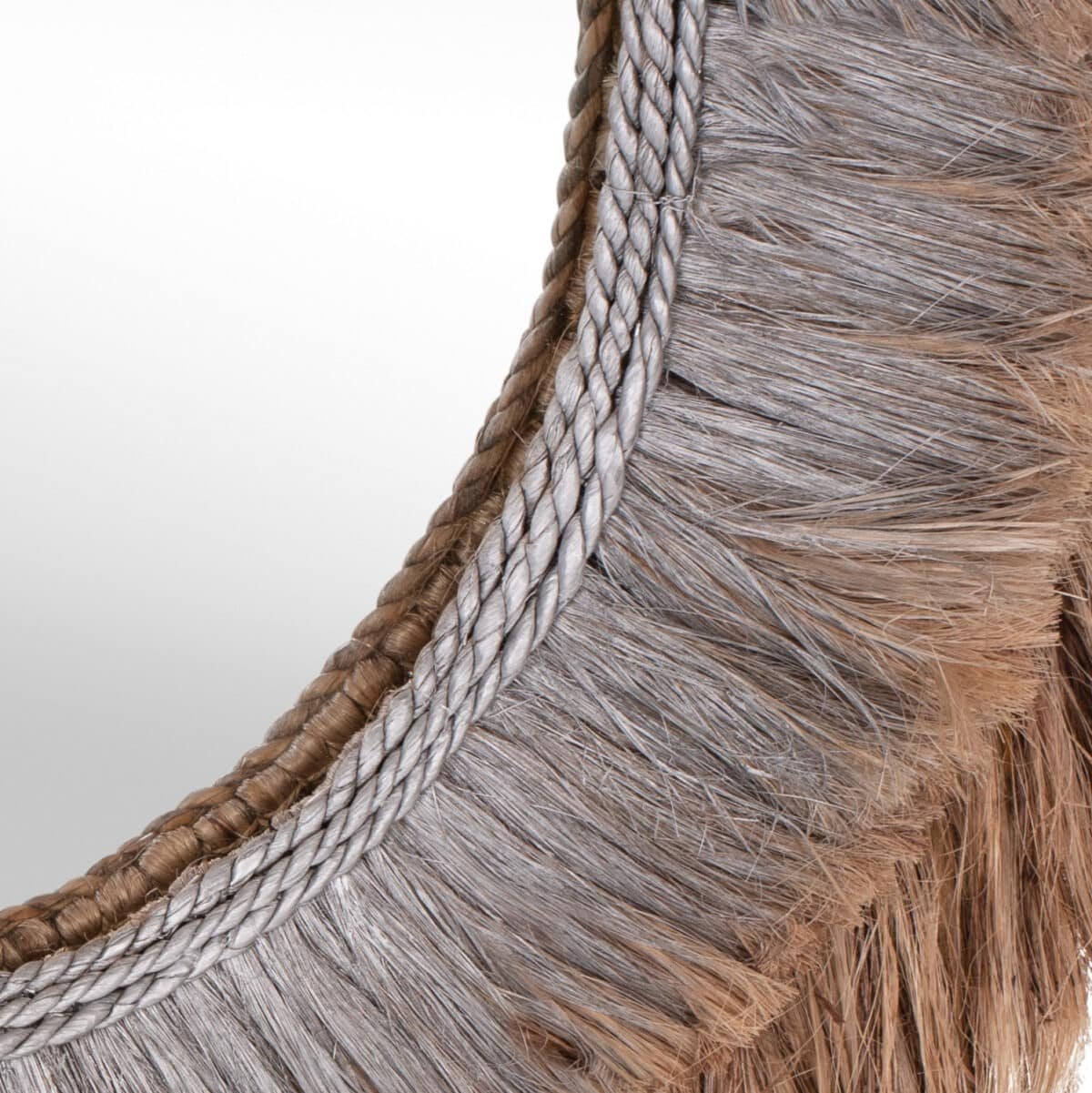 ΚΑΘΡΕΠΤΗΣ ΤΟΙΧΟΥ ΟΒΑΛ ΑΠΟ ΙΝΕΣ ΑΜΠΑΚΑ ΣΕ ΧΡΩΜΑ ΦΥΣΙΚΟ & ΑΣΗΜΙ 90x5x140Yεκ.HM7738 - Image 4