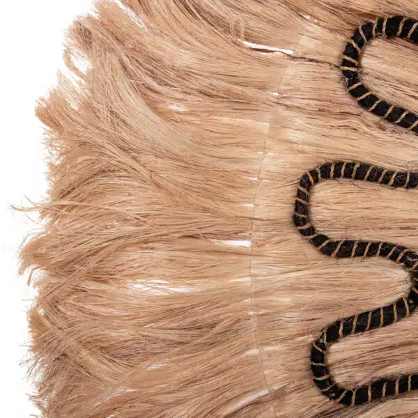 ΚΑΘΡΕΠΤΗΣ ΤΟΙΧΟΥ ΣΤΡΟΓΓΥΛΟΣ ΑΠΟ ΙΝΕΣ ΑΜΠΑΚΑ ΣΕ ΧΡΩΜΑ ΦΥΣΙΚΟ ΜΑΥΡΟ 90x4x90Yεκ.HM7750 - Image 4