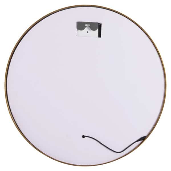 ΚΑΘΡΕΠΤΗΣ ΤΟΙΧΟΥ ΣΤΡΟΓΓΥΛΟΣ HM9580.30 ΑΛΟΥΜΙΝΙΟ ΣΕ ΧΡΥΣΟ-ΦΩΤΙΣΜΟΣ LED Φ60x3εκ. - Image 4