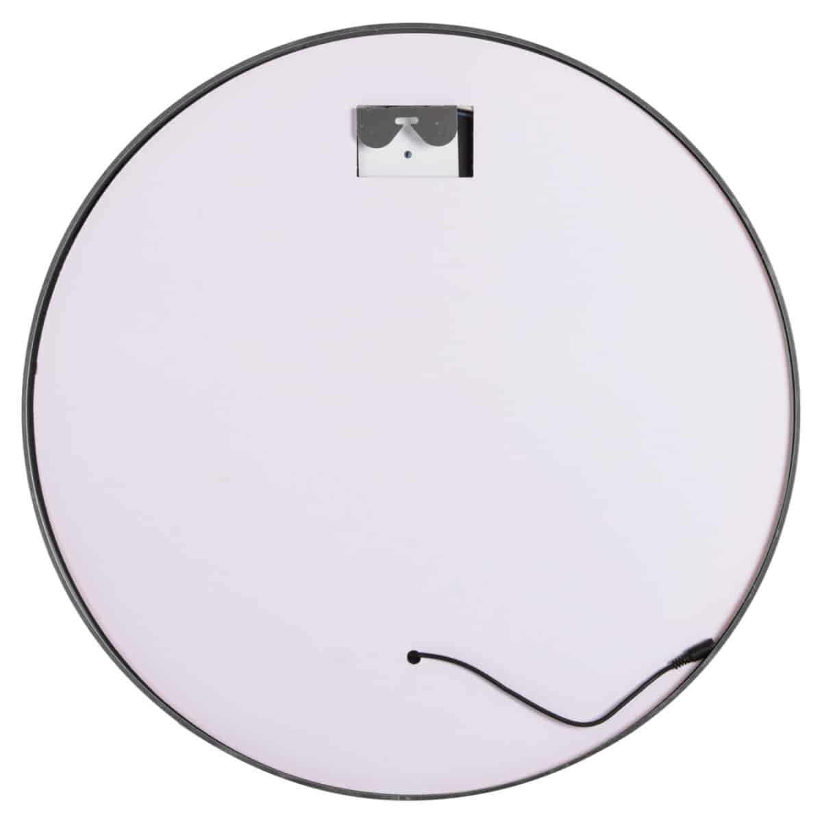 ΚΑΘΡΕΠΤΗΣ ΤΟΙΧΟΥ ΣΤΡΟΓΓΥΛΟΣ HM9580.40 ΑΛΟΥΜΙΝΙΟ ΣΕ ΓΚΡΙ-ΦΩΤΙΣΜΟΣ LED Φ60x3εκ. - Image 4