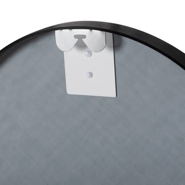 ΚΑΘΡΕΠΤΗΣ ΤΟΙΧΟΥ ΣΤΡΟΓΓΥΛΟΣ HM9582.01 ΣΚΕΛΕΤΟΣ ΑΛΟΥΜΙΝΙΟΥ ΣΕ ΜΑΥΡΟ ΧΡΩΜΑ Φ50x3 εκ. - Image 4