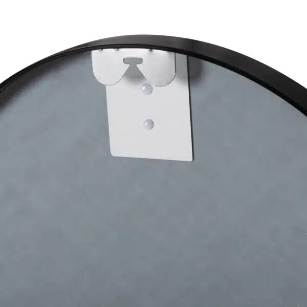 ΚΑΘΡΕΠΤΗΣ ΤΟΙΧΟΥ ΣΤΡΟΓΓΥΛΟΣ HM9582.01 ΣΚΕΛΕΤΟΣ ΑΛΟΥΜΙΝΙΟΥ ΣΕ ΜΑΥΡΟ ΧΡΩΜΑ Φ50x3 εκ. - Image 4