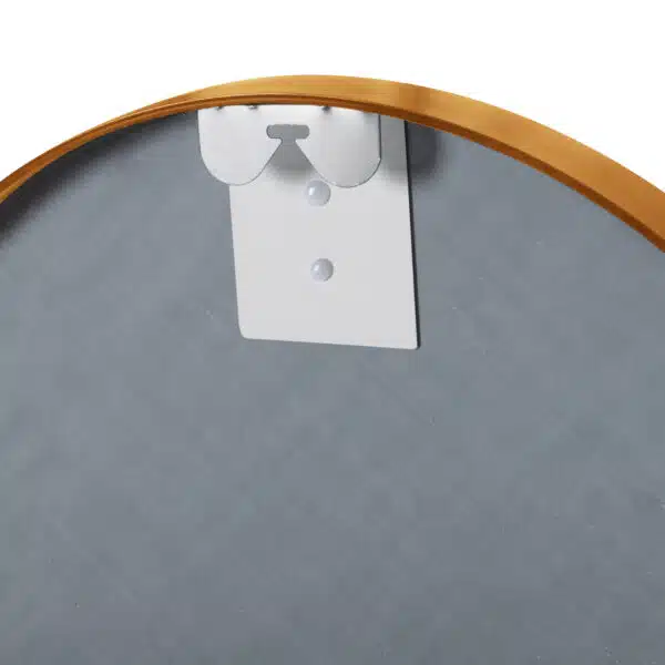 ΚΑΘΡΕΠΤΗΣ ΤΟΙΧΟΥ ΣΤΡΟΓΓΥΛΟΣ HM9582.30 ΣΚΕΛΕΤΟΣ ΑΛΟΥΜΙΝΙΟΥ ΣΕ ΧΡΥΣΟ ΧΡΩΜΑ Φ50x3εκ. - Image 5