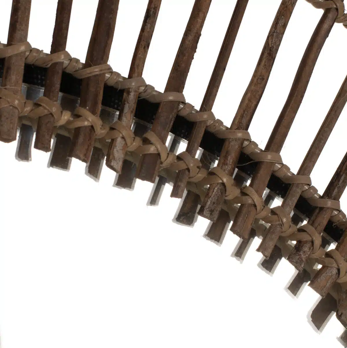 ΚΑΘΡΕΠΤΗΣ ΤΟΙΧΟΥ ΣΤΡΟΓΓΥΛΟΣ ΜΕ STICKS ΚΟΚΟΦΟΙΝΙΚΑ ΣΕ ΦΥΣΙΚΟ 120x4x120Yεκ.HM7732 - Image 5