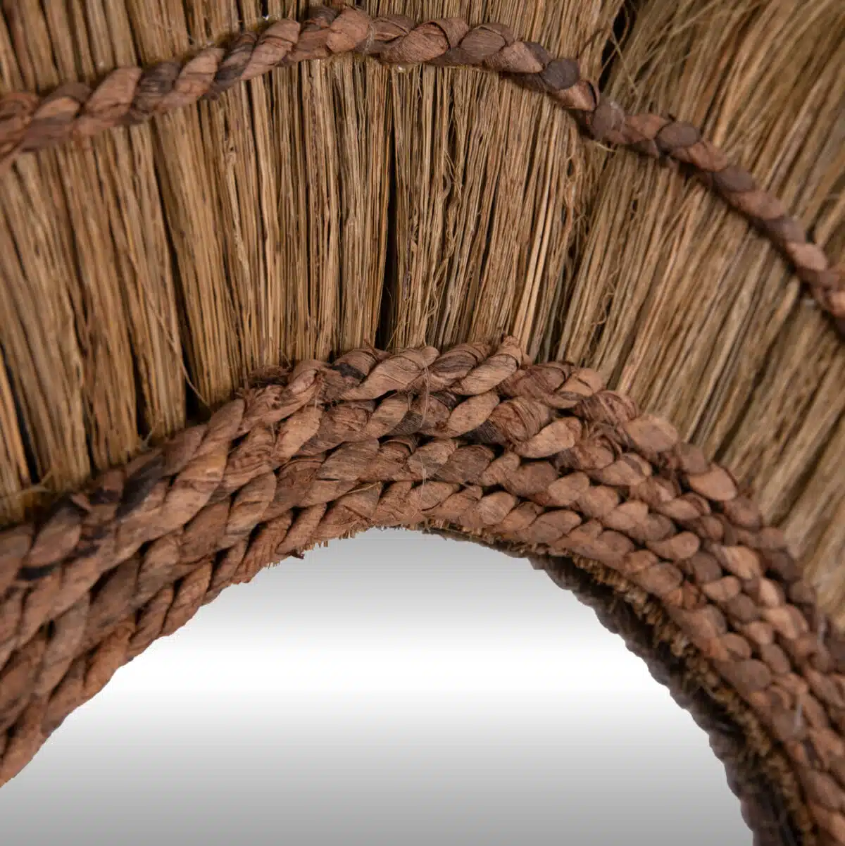 ΚΑΘΡΕΠΤΗΣ ΤΟΙΧΟY ΣΤΡΟΓΓΥΛΟΣ ΠΛΑΙΣΙΟ ΙΝΕΣ ΜΠΑΝΑΝΑΣ ΣΕ ΦΥΣΙΚΟ 130x4x130Υεκ.HM7734 - Image 3