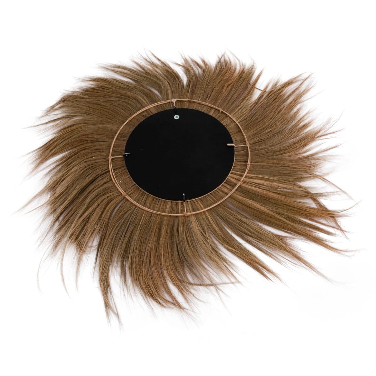 ΚΑΘΡΕΠΤΗΣ ΤΟΙΧΟY ΣΤΡΟΓΓΥΛΟΣ ΠΛΑΙΣΙΟ ΙΝΕΣ ΜΠΑΝΑΝΑΣ ΣΕ ΦΥΣΙΚΟ 130x4x130Υεκ.HM7734 - Image 6