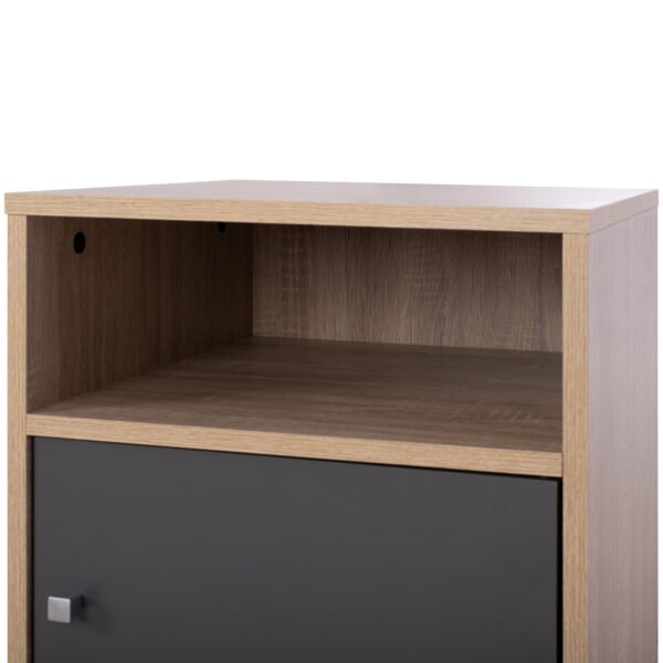 ΚΟΜΟΔΙΝΟ ΜΕΛΑΜΙΝΗΣ MALORY SONAMA-ΓΚΡΙ 40x40x50Yεκ.HM2205.04 - Image 5