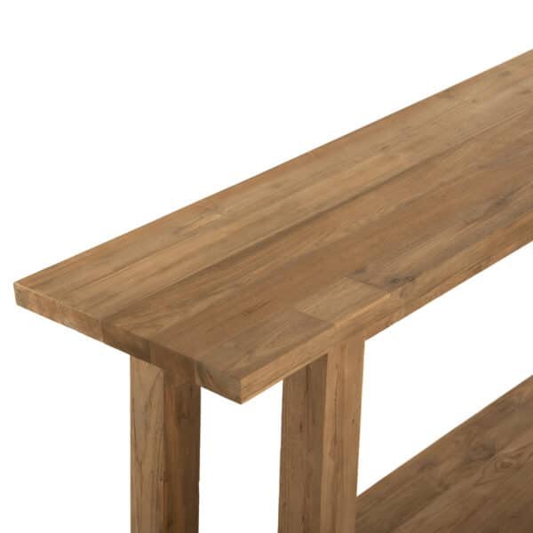 ΚΟΝΣΟΛΑ ΧΩΡΙΣ ΣΥΡΤΑΡΙ ΑΠΟ ΑΝΑΚΥΚΛΩΜΕΝΟ ΞΥΛΟ ΤΕΑΚ HM9554 240x45x91Υεκ. - Image 4