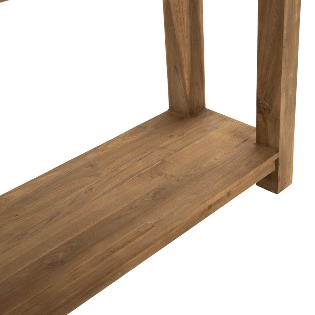 ΚΟΝΣΟΛΑ ΧΩΡΙΣ ΣΥΡΤΑΡΙ ΑΠΟ ΑΝΑΚΥΚΛΩΜΕΝΟ ΞΥΛΟ ΤΕΑΚ HM9554 240x45x91Υεκ. - Image 7