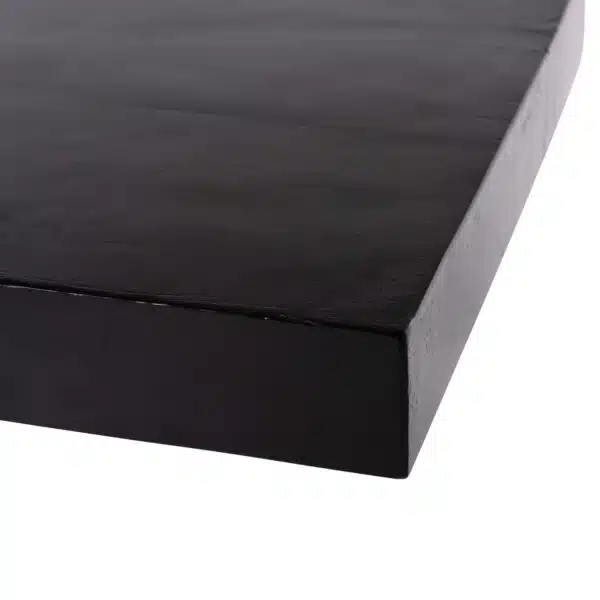 ΚΟΝΣΟΛΑ HM9356 ΑΠΟ ΜΑΣΙΦ ΞΥΛΟ ΤEAK ΦΥΣΙΚΟ - ΜΑΥΡΟ 150X40X80YΕΚ. - Image 6