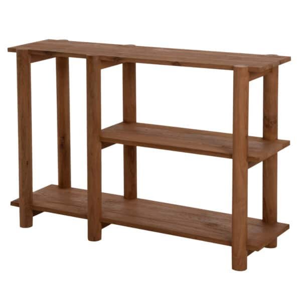 ΚΟΝΣΟΛΑ KUTAI HM9638 ΑΝΑΚΥΚΛΩΜΕΝΟ ΞΥΛΟ ΤΕΑΚ ΣΕ ΦΥΣΙΚΟ RUSTIC 120x35x80Yεκ. - Image 4