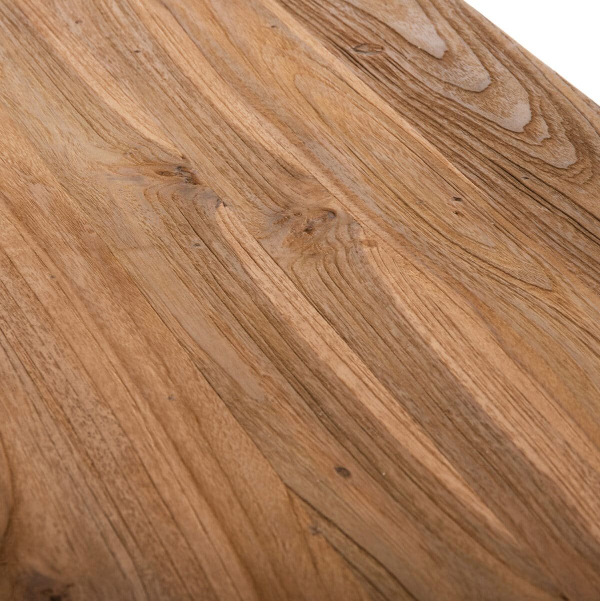 ΚΟΝΣΟΛΑ SHIRE HM9800 ΑΝΑΚΥΚΛΩΜΕΝΟ ΞΥΛΟ TEAK-ΜΑΥΡΕΣ ΜΕΤΑΛΛΙΚΕΣ ΒΑΣΕΙΣ 240x50x90Yεκ - Image 5