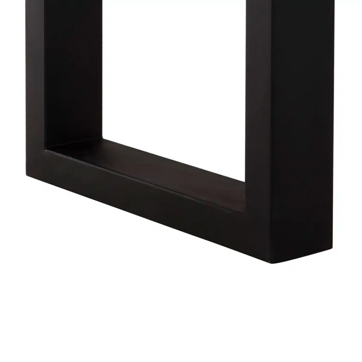 ΚΟΝΣΟΛΑ SHIRE HM9800 ΑΝΑΚΥΚΛΩΜΕΝΟ ΞΥΛΟ TEAK-ΜΑΥΡΕΣ ΜΕΤΑΛΛΙΚΕΣ ΒΑΣΕΙΣ 240x50x90Yεκ - Image 8