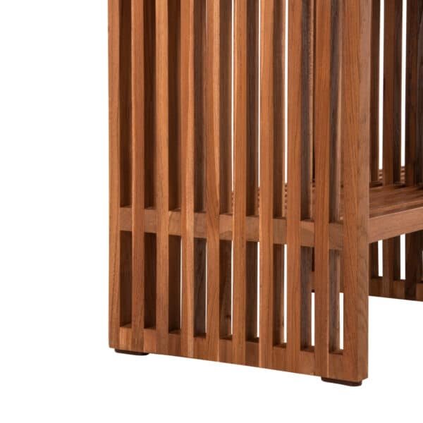 ΚΟΝΣΟΛΑ TV NYA HM9831 ΜΑΣΙΦ ΞΥΛΟ TEAK ΣΕ ΦΥΣΙΚΟ ΧΡΩΜΑ 130x29,5x46Υ εκ. - Image 4