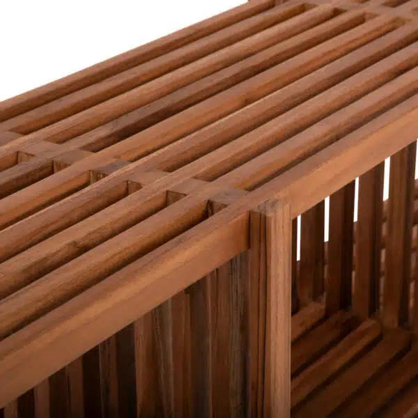 ΚΟΝΣΟΛΑ TV NYA HM9831 ΜΑΣΙΦ ΞΥΛΟ TEAK ΣΕ ΦΥΣΙΚΟ ΧΡΩΜΑ 130x29,5x46Υ εκ. - Image 5