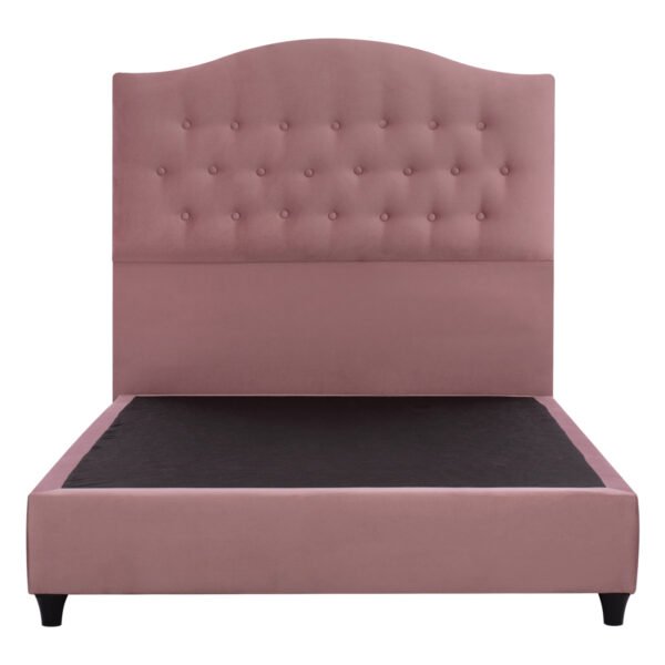 ΚΡΕΒΑΤΙ MALENA ΑΠΟ ΒΕΛΟΥΔΟ ΣΑΠΙΟ ΜΗΛΟ HM647.12 ΓΙΑ ΣΤΡΩΜΑ 120x200 εκ. - Image 4