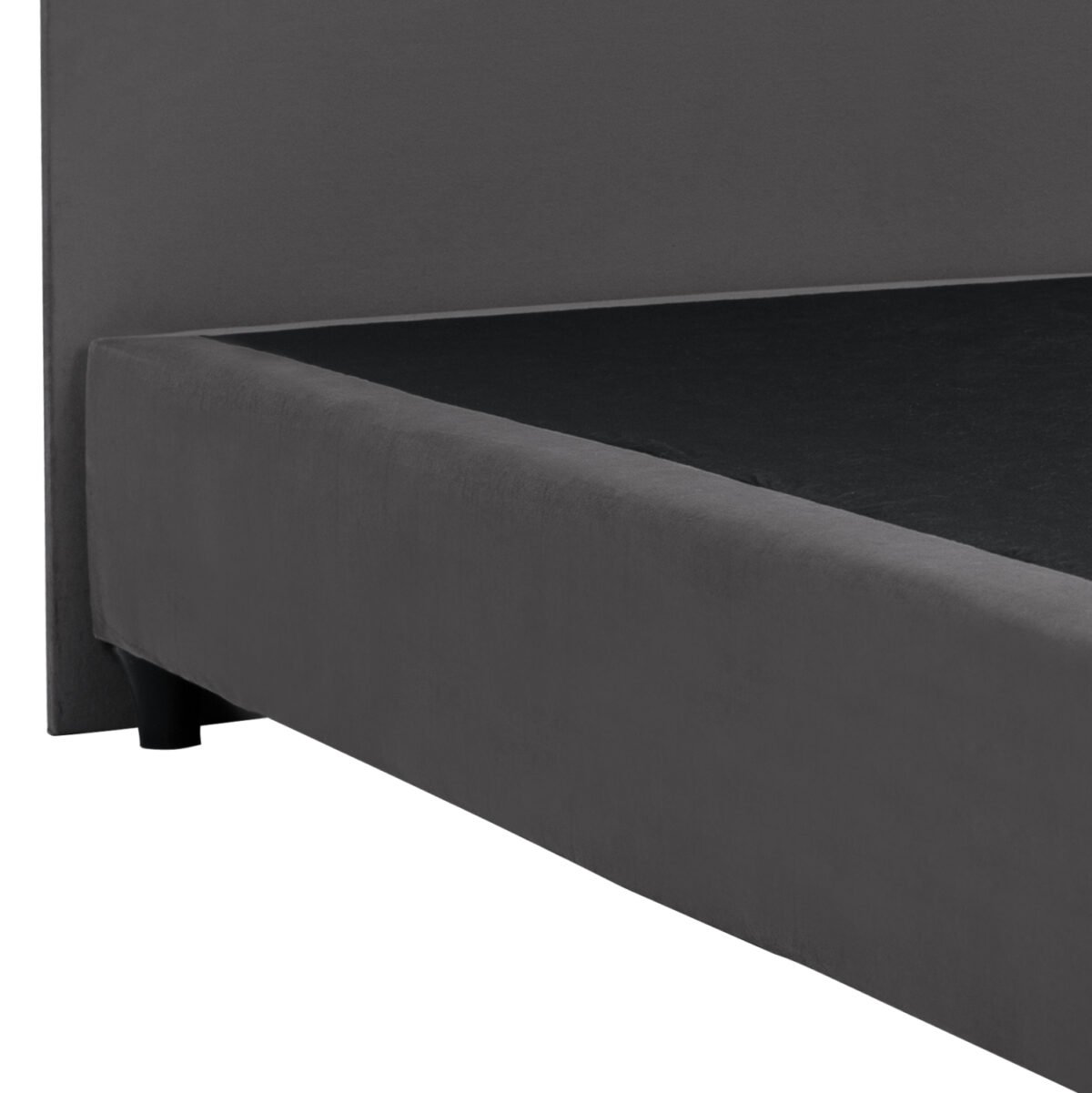 ΚΡΕΒΑΤΙ MALENA ΑΠΟ ΓΚΡΙ ΒΕΛΟΥΔΟ HM651.10 ΓΙΑ ΣΤΡΩΜΑ 90x200 εκ. - Image 4