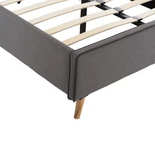 ΚΡΕΒΑΤΙ MAYLIN ΑΠΟ ΓΚΡΙ ΥΦΑΣΜΑ & ΣΚ. ΓΚΡΙ ΡΕΛΙ HM598.10 ΓΙΑ ΣΤΡΩΜΑ 120x200 EK. - Image 6