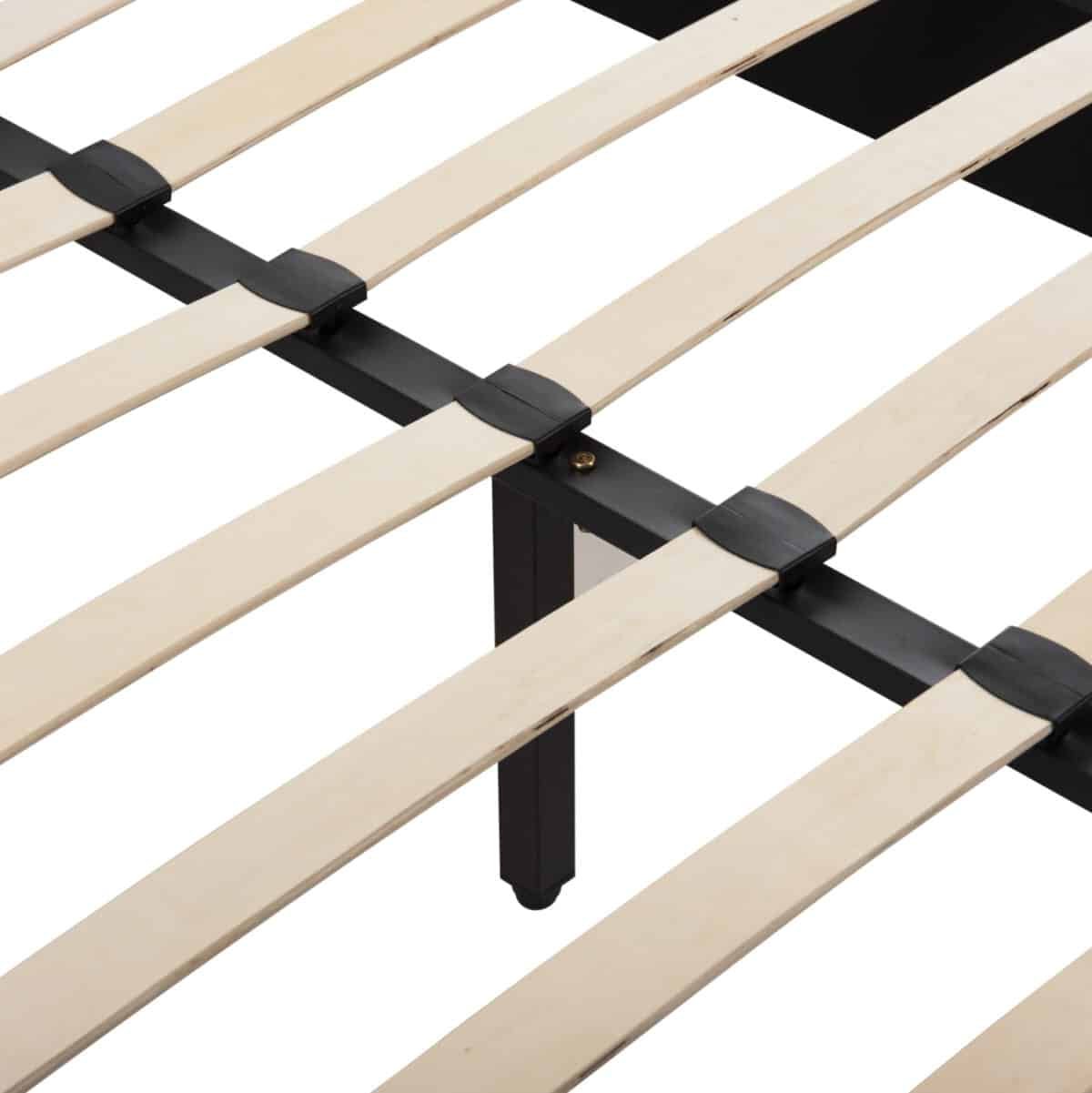 ΚΡΕΒΑΤΙ MAYLIN ΑΠΟ ΓΚΡΙ ΥΦΑΣΜΑ & ΣΚ. ΓΚΡΙ ΡΕΛΙ HM598.10 ΓΙΑ ΣΤΡΩΜΑ 120x200 EK. - Image 7