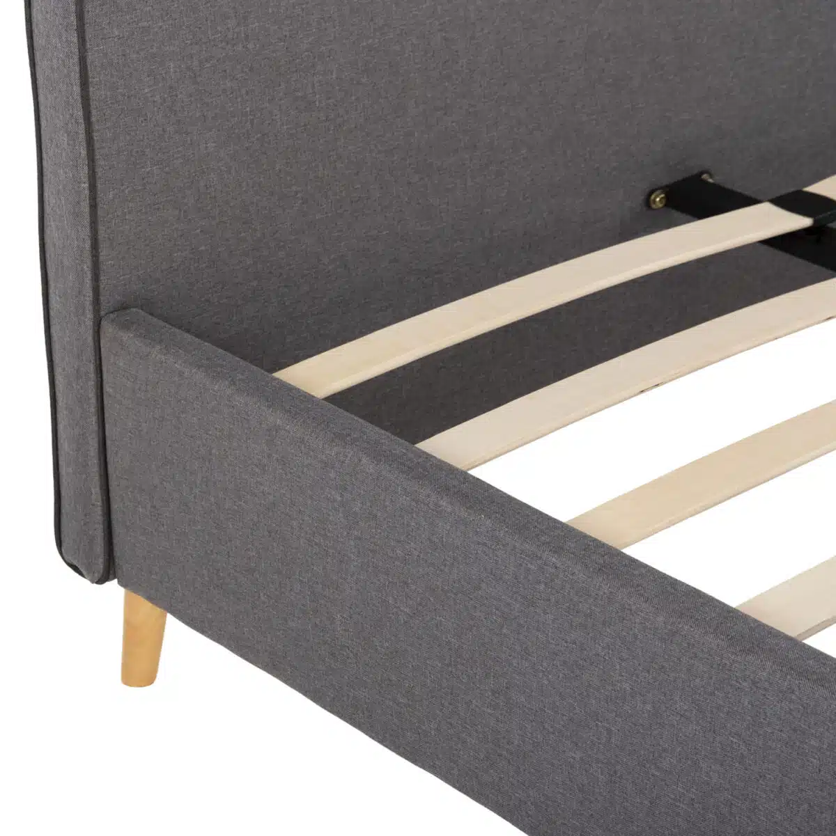 ΚΡΕΒΑΤΙ MAYLIN ΑΠΟ ΓΚΡΙ ΥΦΑΣΜΑ & ΣΚ. ΓΚΡΙ ΡΕΛΙ HM598.10 ΓΙΑ ΣΤΡΩΜΑ 120x200 EK. - Image 9