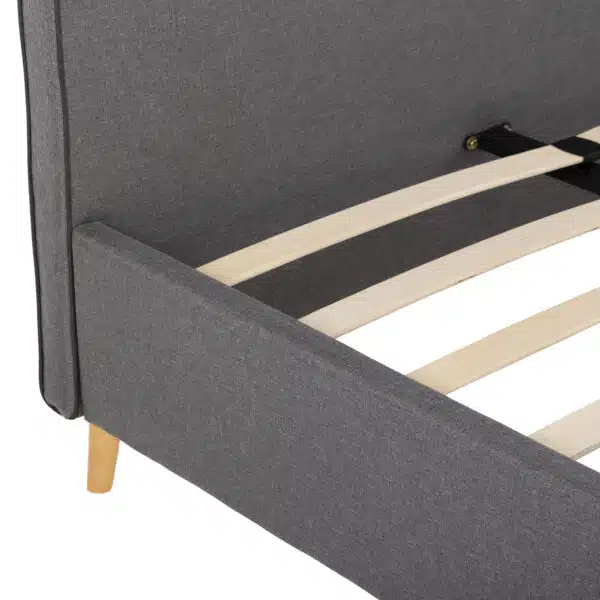 ΚΡΕΒΑΤΙ MAYLIN ΑΠΟ ΓΚΡΙ ΥΦΑΣΜΑ & ΣΚ. ΓΚΡΙ ΡΕΛΙ HM598.10 ΓΙΑ ΣΤΡΩΜΑ 120x200 EK. - Image 9