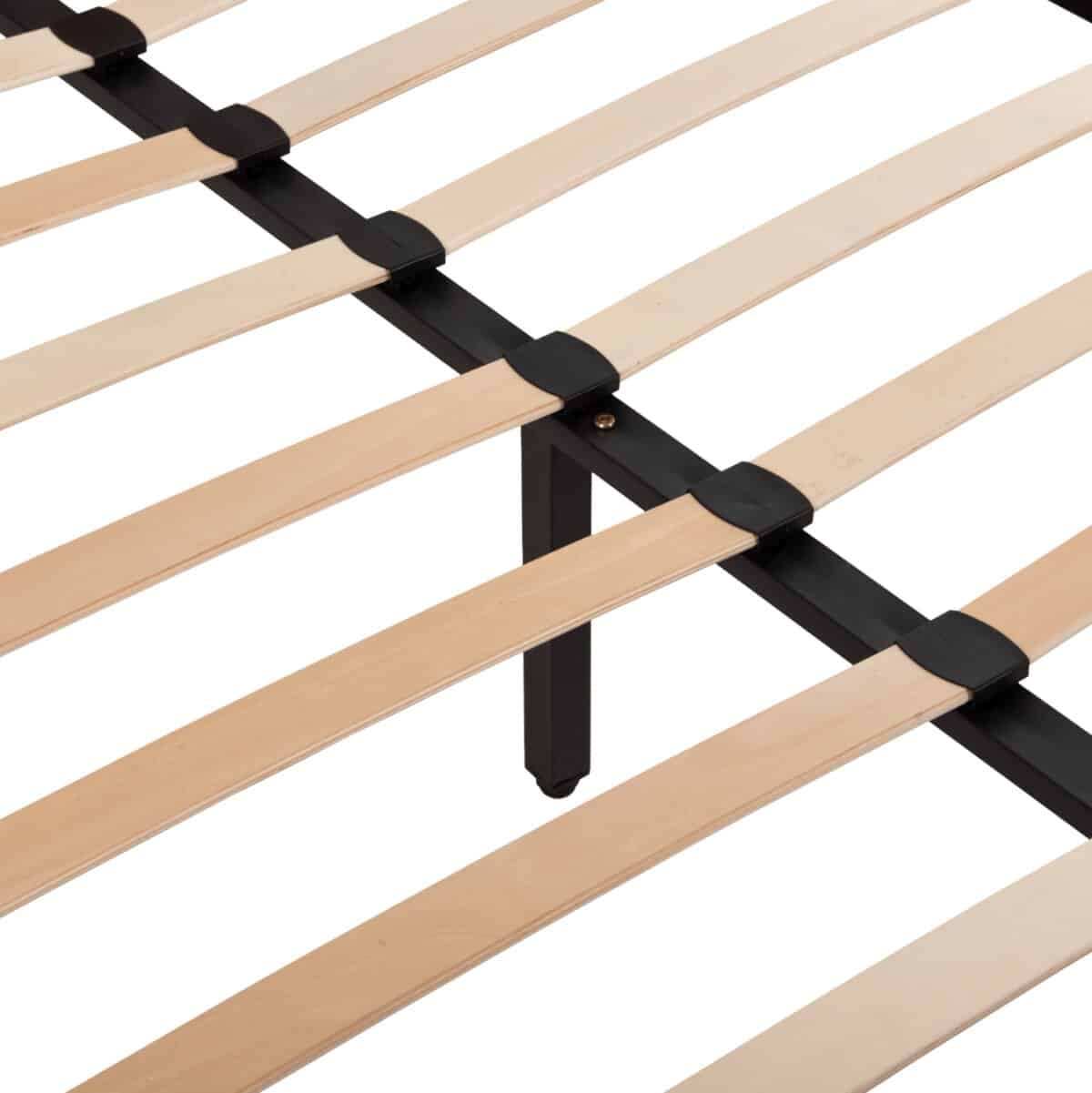 ΚΡΕΒΑΤΙ INDRA ΑΠΟ ΜΠΕΖ ΥΦΑΣΜΑ & ΚΑΦΕ ΡΕΛΙ HM662.02 ΓΙΑ ΣΤΡΩΜΑ 160x200 EK. - Image 9