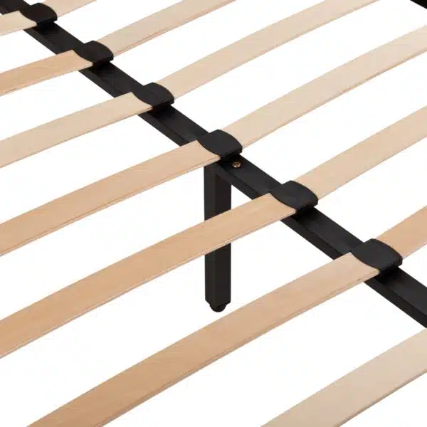 ΚΡΕΒΑΤΙ INDRA ΑΠΟ ΜΠΕΖ ΥΦΑΣΜΑ & ΚΑΦΕ ΡΕΛΙ HM662.02 ΓΙΑ ΣΤΡΩΜΑ 160x200 EK. - Image 9