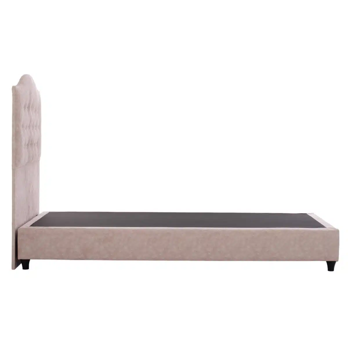 ΚΡΕΒΑΤΙ MALENA ΑΠΟ ΜΠΕΖ ΥΦΑΣΜΑ NUBUCK HM647.22 ΓΙΑ ΣΤΡΩΜΑ 120x200 εκ. - Image 5