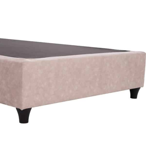 ΚΡΕΒΑΤΙ MALENA ΑΠΟ ΜΠΕΖ ΥΦΑΣΜΑ NUBUCK HM647.22 ΓΙΑ ΣΤΡΩΜΑ 120x200 εκ. - Image 6