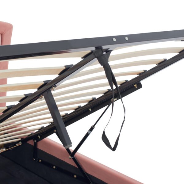 ΚΡΕΒΑΤΙ ODELIA ΒΕΛΟΥΔΟ ΣΑΠΙΟ ΜΗΛΟ ΜΕ ΑΠΟΘΗΚΕΥΤΙΚΟ ΧΩΡΟ 160x200 εκ. HM581.02 - Image 8