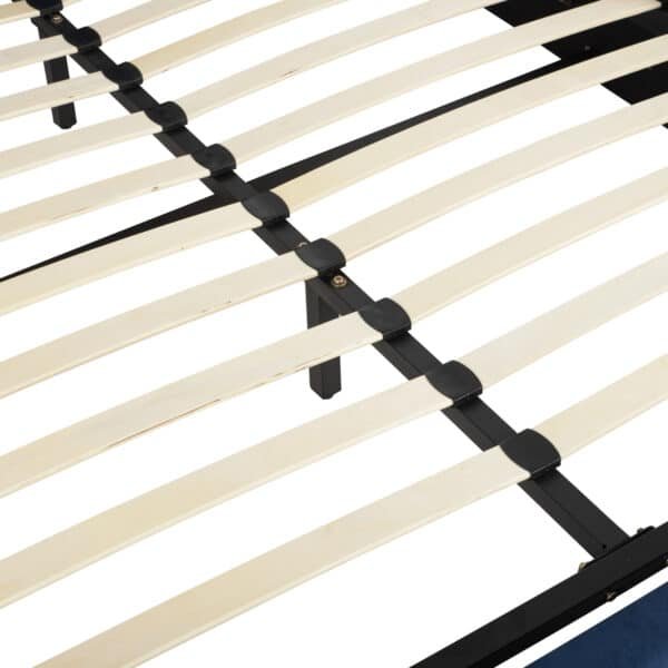 ΚΡΕΒΑΤΙ BRILEY ΒΕΛΟΥΔΟ ΜΠΛΕ ΜΕ ΑΠΟΘΗΚΕΥΤΙΚΟ ΧΩΡΟ 160x200εκ. HM583.08 - Image 7