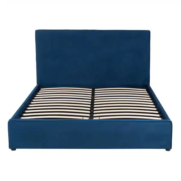 ΚΡΕΒΑΤΙ ALLIE HM584.18 160Χ200 ΜΕ ΑΠΟΘΗΚΕΥΤΙΚΟ ΧΩΡΟ-ΜΠΛΕ ΒΕΛΟΥΔΟ - Image 4
