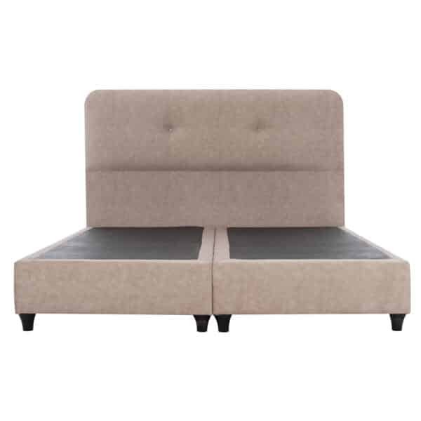 ΚΡΕΒΑΤΙ HM637.22 DOLORES ΜΠΕΖ ΥΦΑΣΜΑ τ.NUBUCK, 150x200 εκ. - Image 4