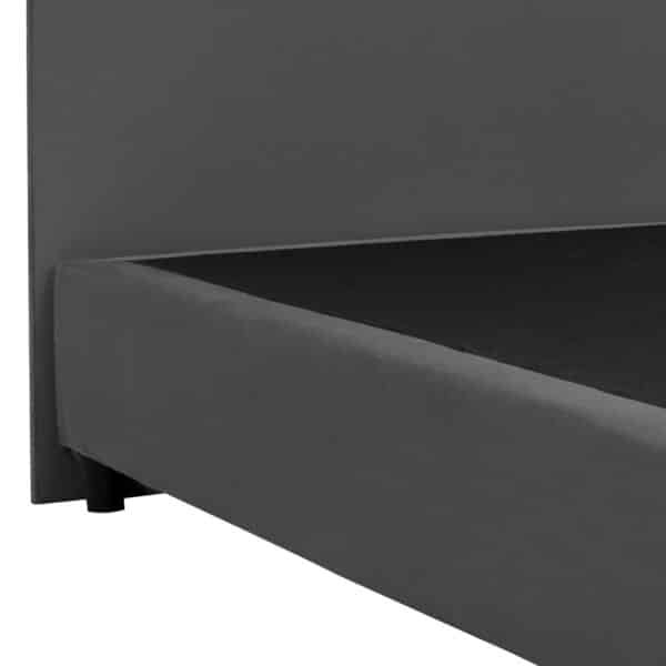 ΚΡΕΒΑΤΙ HM648.10 DOLORES, ΓΚΡΙ ΒΕΛΟΥΔΟ, 120x200 εκ - Image 5