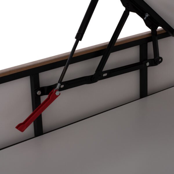 ΚΡΕΒΑΤΙ MALENA ΜΕ ΑΠΟΘΗΚΕΥΤΙΚΟ ΜΠΕΖ ΥΦΑΣΜΑ Τ. NUBUK HM624.22 ΓΙΑ ΣΤΡΩΜΑ 160x200 εκ. - Image 10