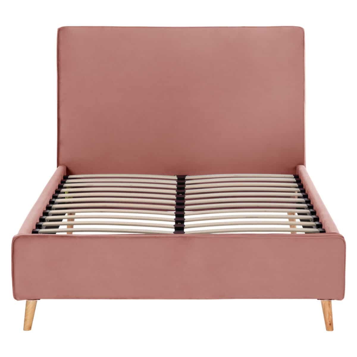 ΚΡΕΒΑΤΙ MAYLIN ΜΕ ΣΑΠΙΟ ΜΗΛΟ ΒΕΛΟΥΔΟ HM598.02 ΓΙΑ ΣΤΡΩΜΑ 120x200 EK. - Image 4