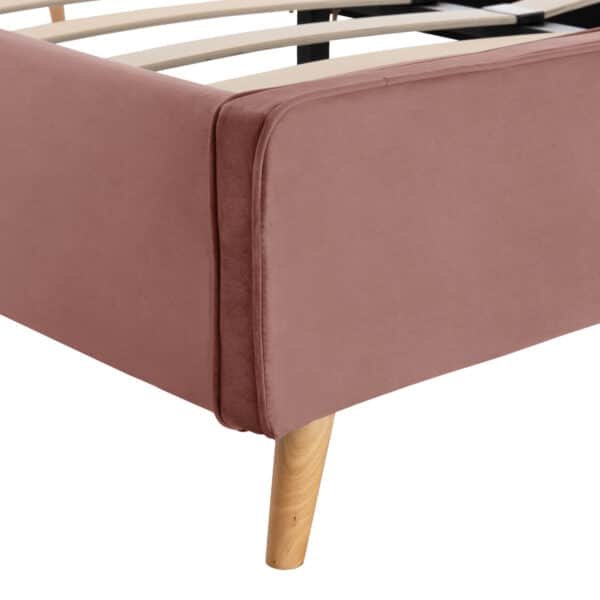 ΚΡΕΒΑΤΙ MAYLIN ΜΕ ΣΑΠΙΟ ΜΗΛΟ ΒΕΛΟΥΔΟ HM598.02 ΓΙΑ ΣΤΡΩΜΑ 120x200 EK. - Image 7