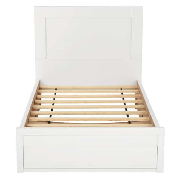 ΚΡΕΒΑΤΙ MELANY HM346.05 ΜΕ 1 ΣΥΡΤΑΡΙ ΛΕΥΚΟ ΓΙΑ ΣΤΡΩΜΑ 90Χ190 εκ. - Image 5