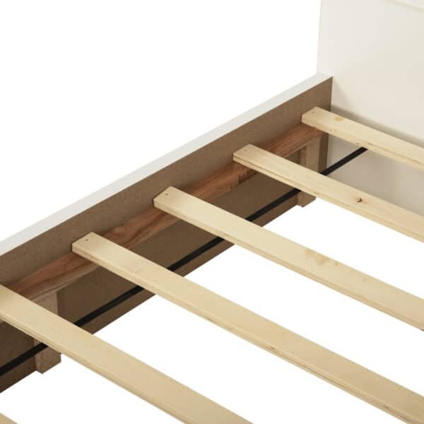 ΚΡΕΒΑΤΙ MELANY HM346.05 ΜΕ 1 ΣΥΡΤΑΡΙ ΛΕΥΚΟ ΓΙΑ ΣΤΡΩΜΑ 90Χ190 εκ. - Image 8