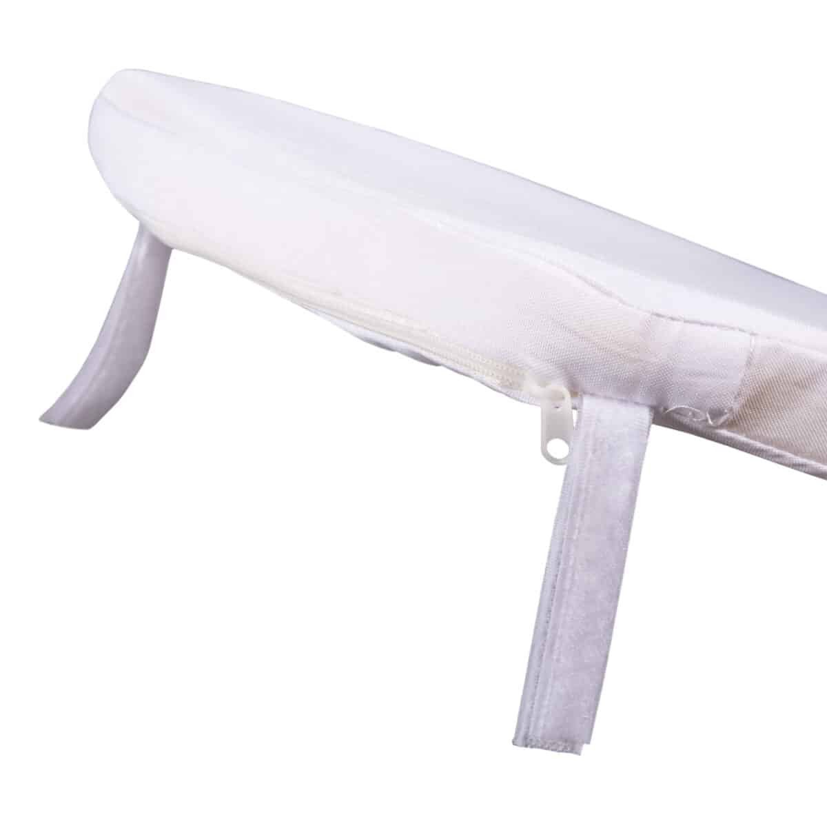 ΜΑΞΙΛΑΡΙ TIFFANYS HM8058.41FC ΜΕ ΥΦΑΣΜΑ WATER REPELLENT ΛΕΥΚΟ 43,5x40x3Υεκ. - Image 3