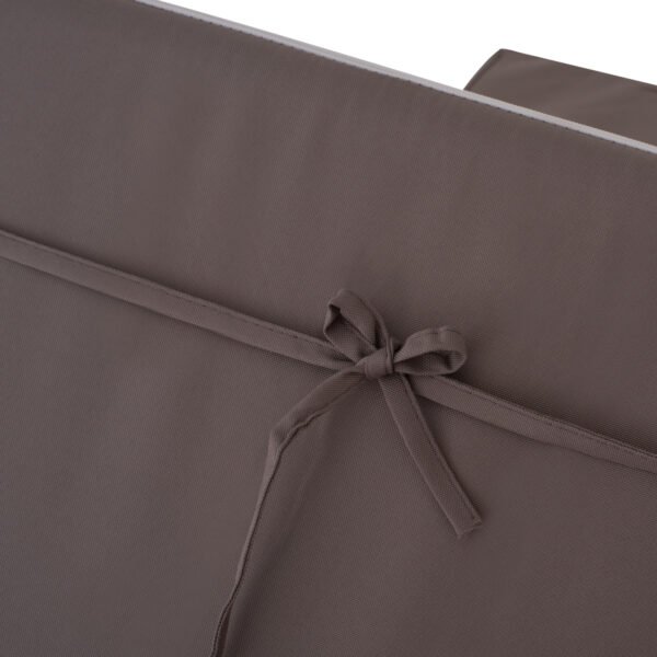 ΜΑΞΙΛΑΡΙ ΞΑΠΛΩΣΤΡΑΣ POLYESTER SIFNOS ΓΚΡΙ HM11235.10P 190x70x11 εκ. - Image 9