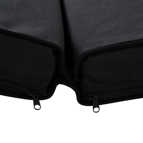 ΜΑΞΙΛΑΡΙ ΞΑΠΛΩΣΤΡΑΣ TEXTILENE 600gr SIFNOS ΜΑΥΡΟ HM11236.05T 196(117+1+78)x58x9εκ. - Image 7