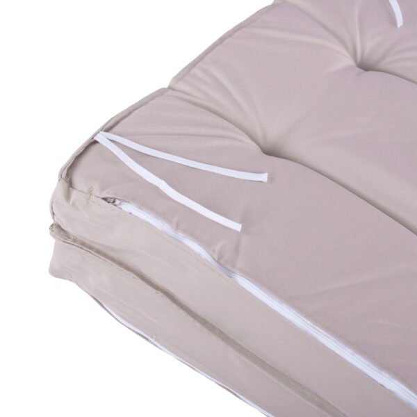 ΜΑΞΙΛΑΡΙ ΥΦΑΣΜΑΤΙΝΟ ΜΕ ΠΛΑΤΗ ΜΠΕΖ 96x46x7 εκ. HM5745.01 - Image 3