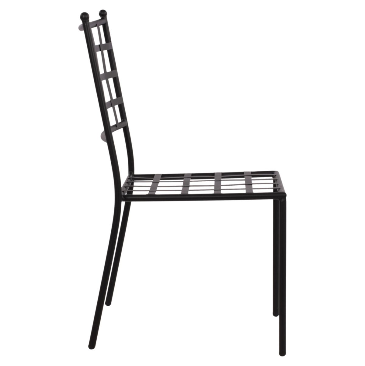 ΜΕΤΑΛΛΙΚΗ ΚΑΡΕΚΛΑ EMERY HM5509 ΣΕ ΜΑΥΡΗ ΑΠΟΧΡΩΣΗ 46x58x88  cm - Image 4